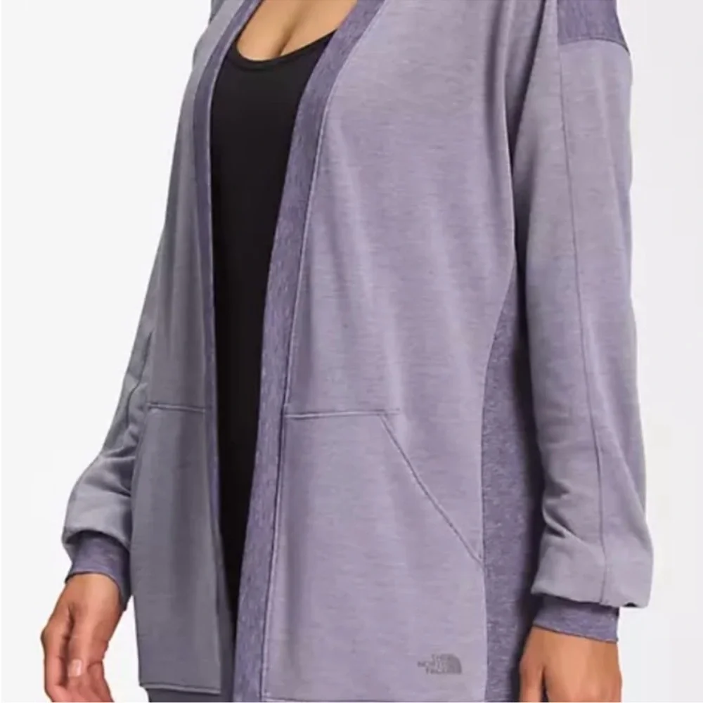 The North Face Women's Star Rise Fleece Cardigan Lunar Slate Purple Size Small - Picture 2 of 10